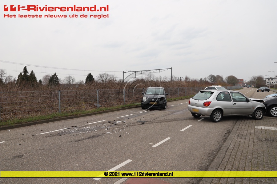 Tiel - Ongeval op de Spoorstraat.