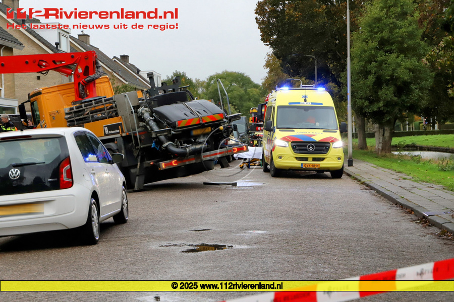 Ongeval bij bouwwerkzaamheden in Culemborg