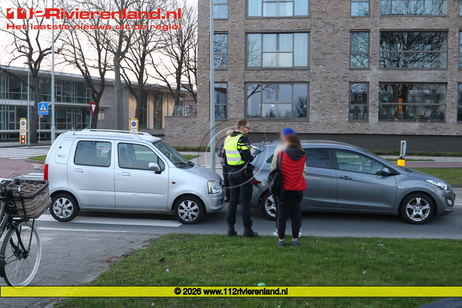 Kop-staart aanrijding op de Nieuwe Tielseweg