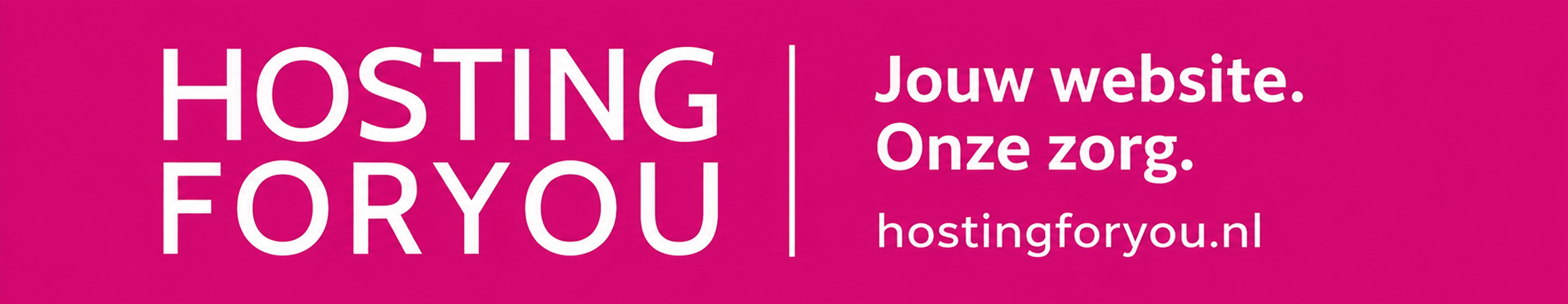 Advertentie: Hosting for you