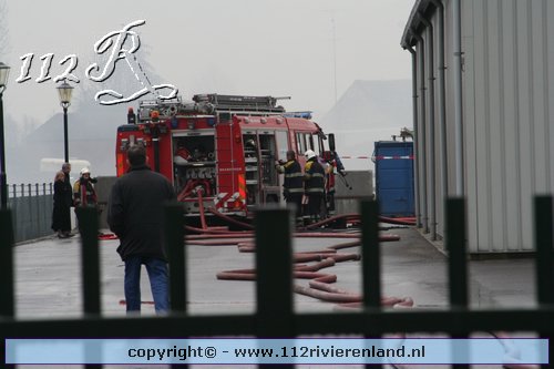 Hoenzadriel - Paardestal in brand