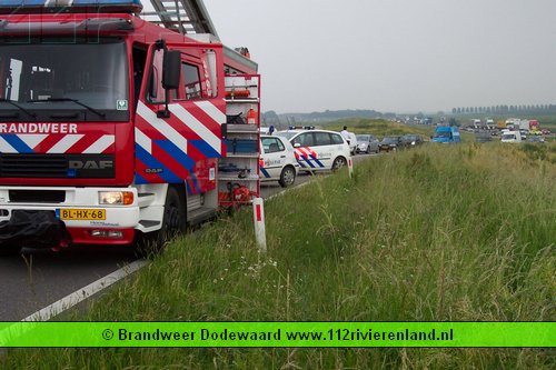 Ongeval op de A15