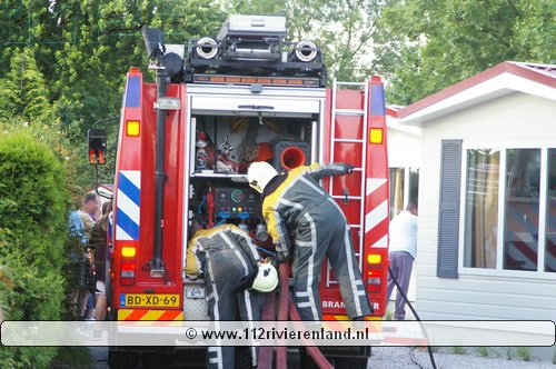 Woningbrand Eiland van Maurik