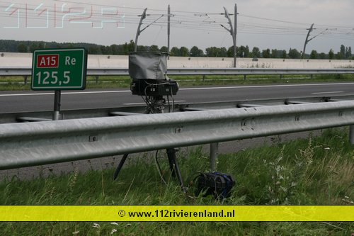 Snelheidscontrole op de A15
