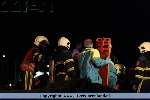 Aanrijding in vroege ochtend op de provincialeweg Culemborg