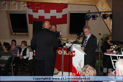 Huldiging voor 36 brandweerlieden