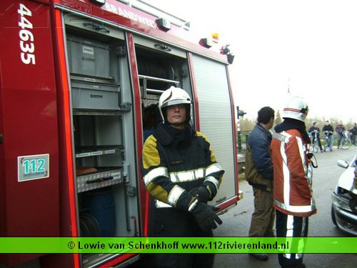 Ongeval met twee voertuigen