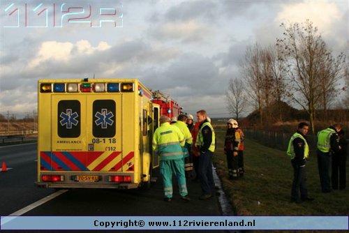 Ongeval op de A15