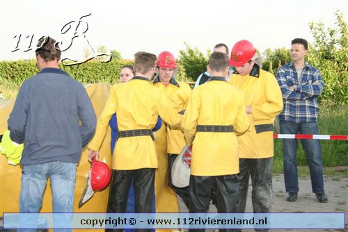 Oefening jeugdbrandweer