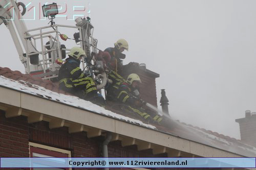 Middelbrand in woning HP Vermeulenstraat