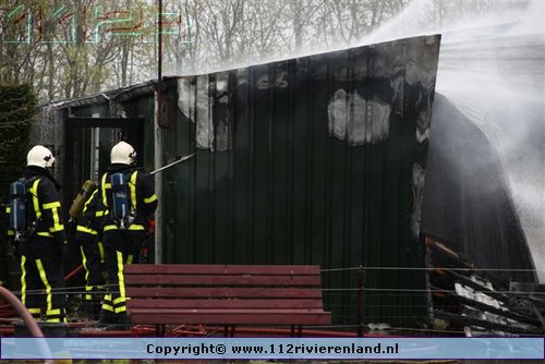 Grotebrand  bij bedrijf in Rumpt