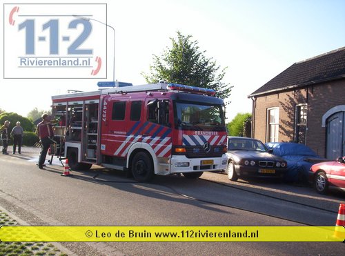 Beusischem - Hooibalen in brand !