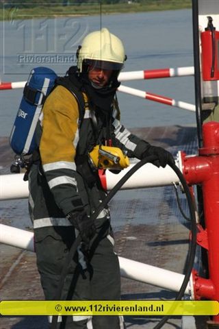 Brand aan boord van veerpont