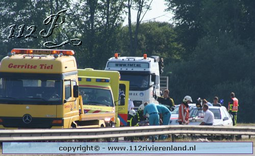 Ongeval A15 bij Geldermalsen