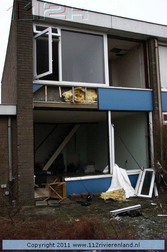 Middelbrand met ontploffing