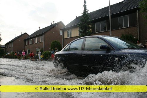Wateroverlast na wolkbreuk