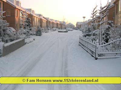Ingezonden door 112rivierenland lezers Sneeuwfoto's