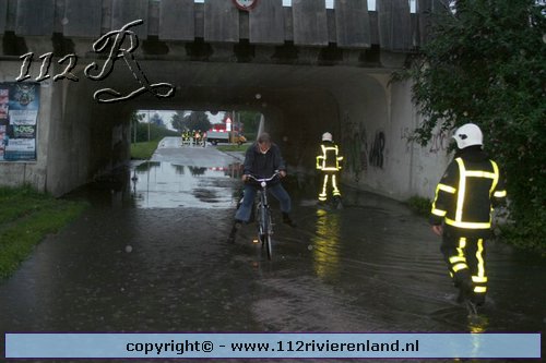 Wateroverlast Tunnelweg