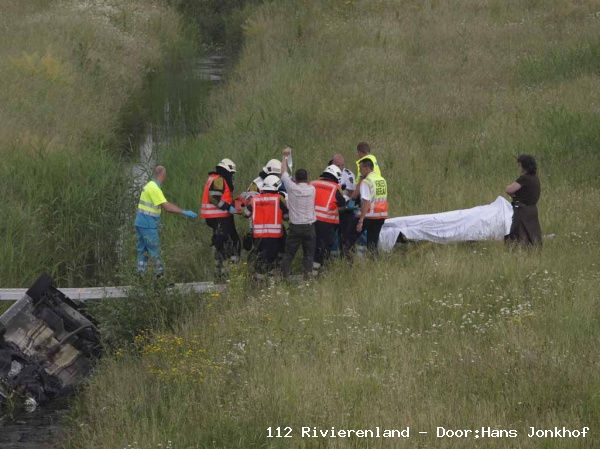 Eenzijdig ongeval op de A15