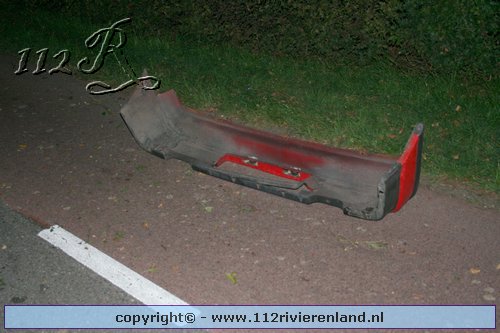 Auto uit de bocht