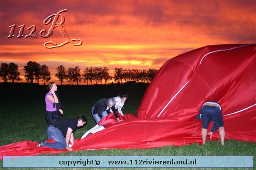 luchtballon geland