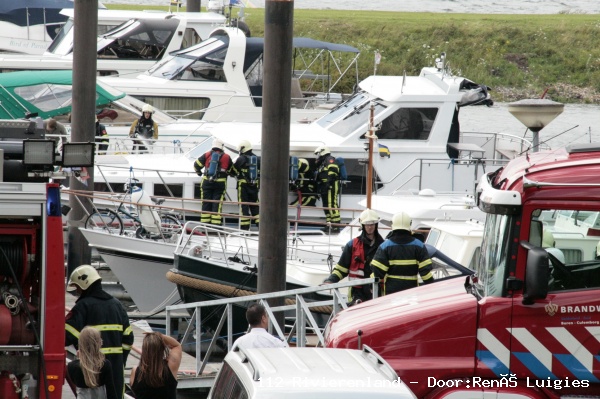 Bootbrand Eiland van Maurik