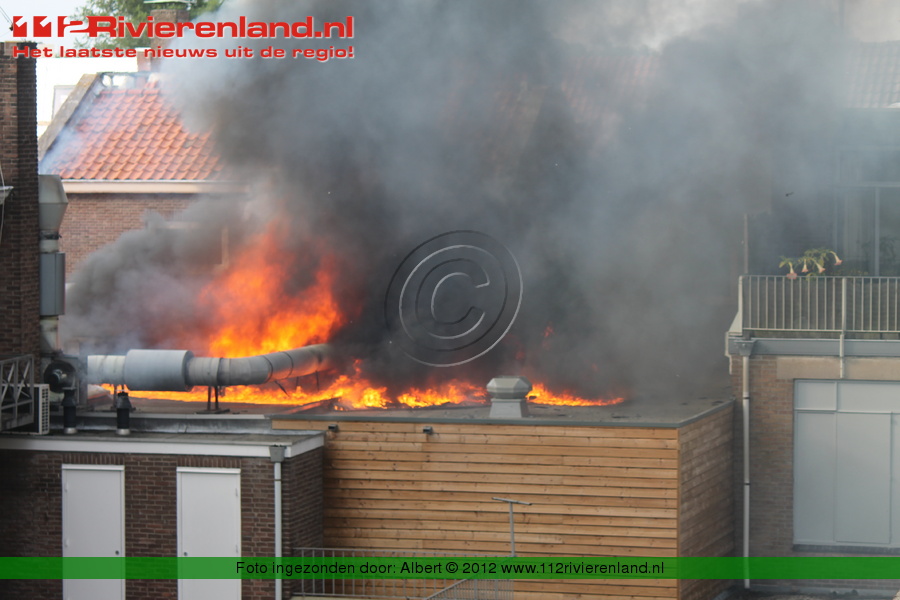 Grote brand in de binnenstad 1