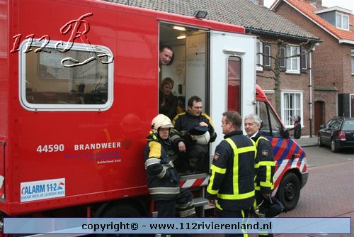 Grote woningbrand aan de Zandstraat