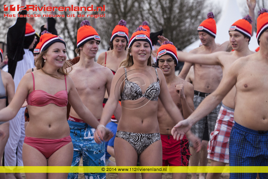 Nieuwjaarsduik aan de beldert