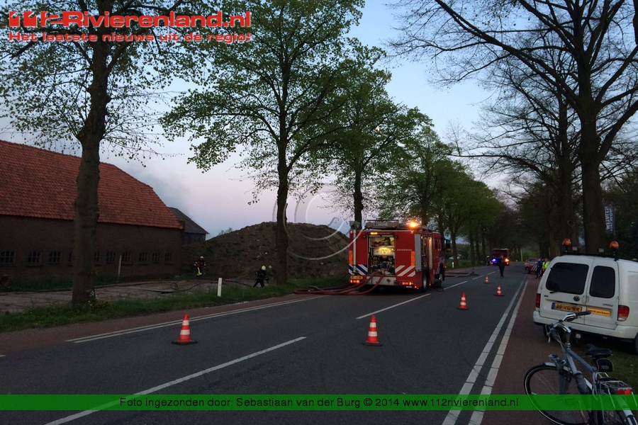 Brand in schuur