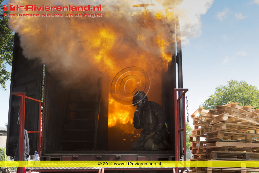 Tiel -Topdrukte bij BRANDWEEREXPERIENCE