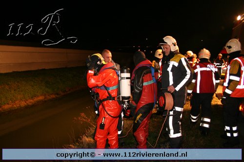 Brandweer ingezet na vondst lampje