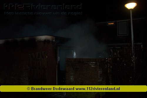 Twee mensen gewond na brand