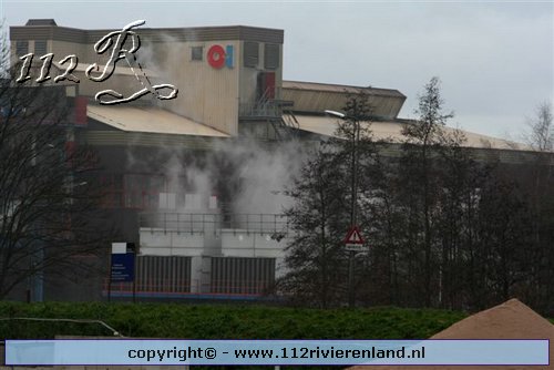Leerdam - Grote brand bij glasfabriek