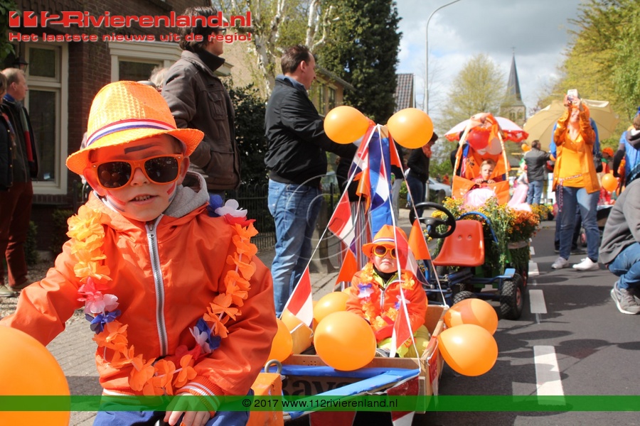 Oranje zonnetje bij start Koningsdag