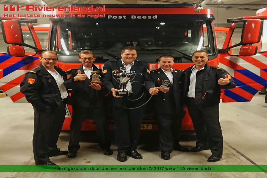 Brandweer Beesd pakt eerste prijs bij regio finale
