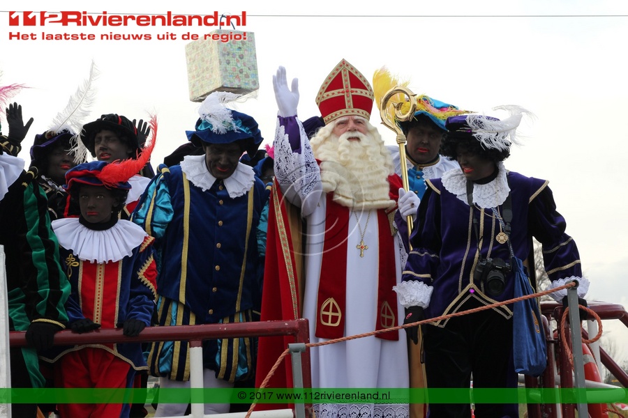 Sinterklaas komt aan in Tiel