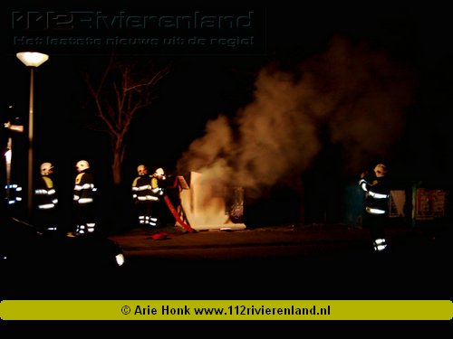 Gameren, Containerbrand op de Fijkensakker