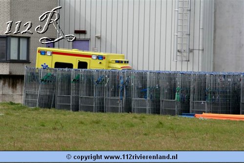 Bedrijfsongeval industrieterrein