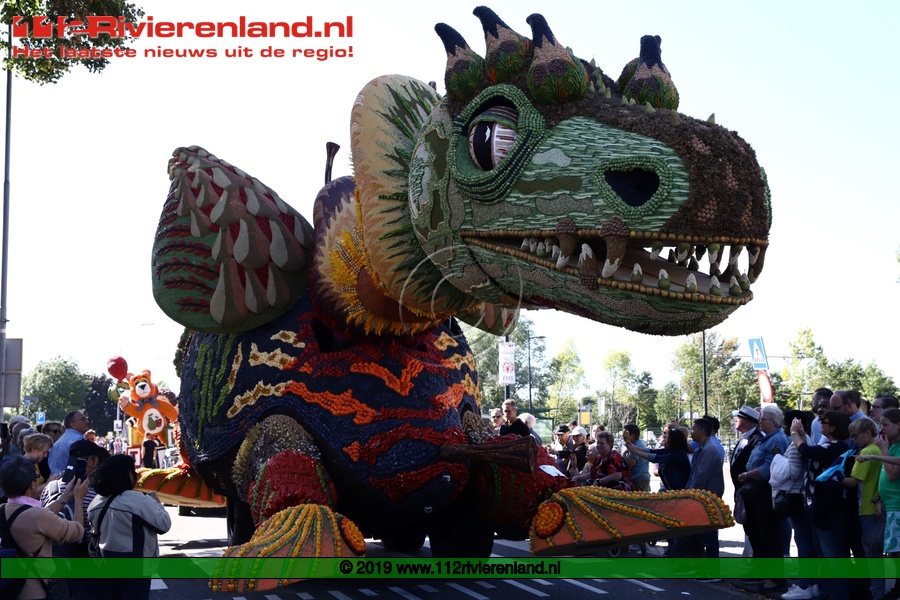 Foto's fruitcorso optocht jeugd en grote wagens