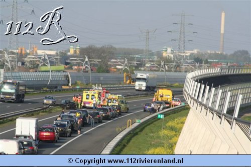 Ongeval op de A15