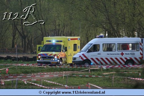 traumaheli inzet na ongeval motercrosser