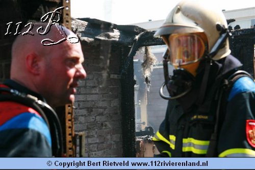 Woningbrand middelbrand