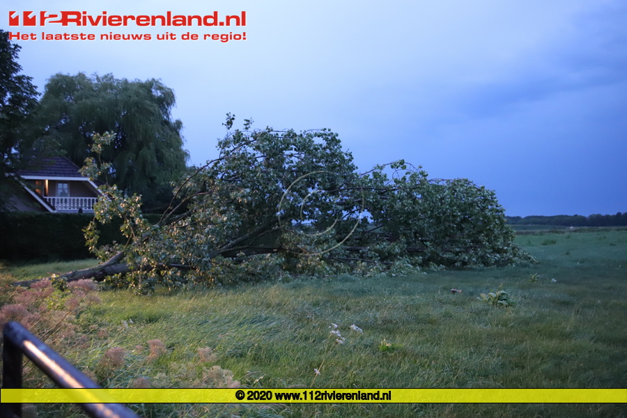 Stormschade aan de groenestraat