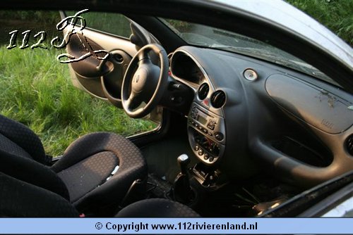 Aanrijding tussen twee auto`s A15