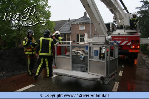 Wadenoyen - Schoorsteenbrand Lingedijk