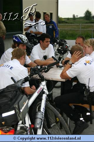 Politie oefening in Tiel