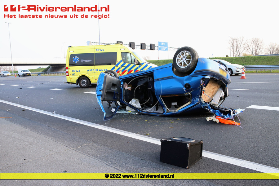 Auto op de kop A2