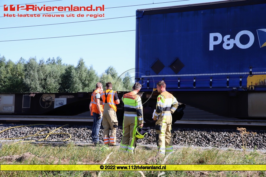 Brandje op Betuweroute