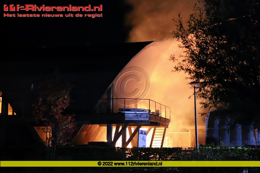 Brand in nieuwbouw woning